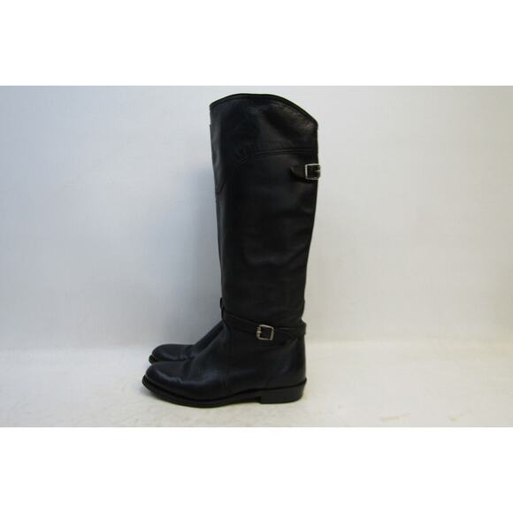 Frye Womens Sz 7 B Black Leather 16
